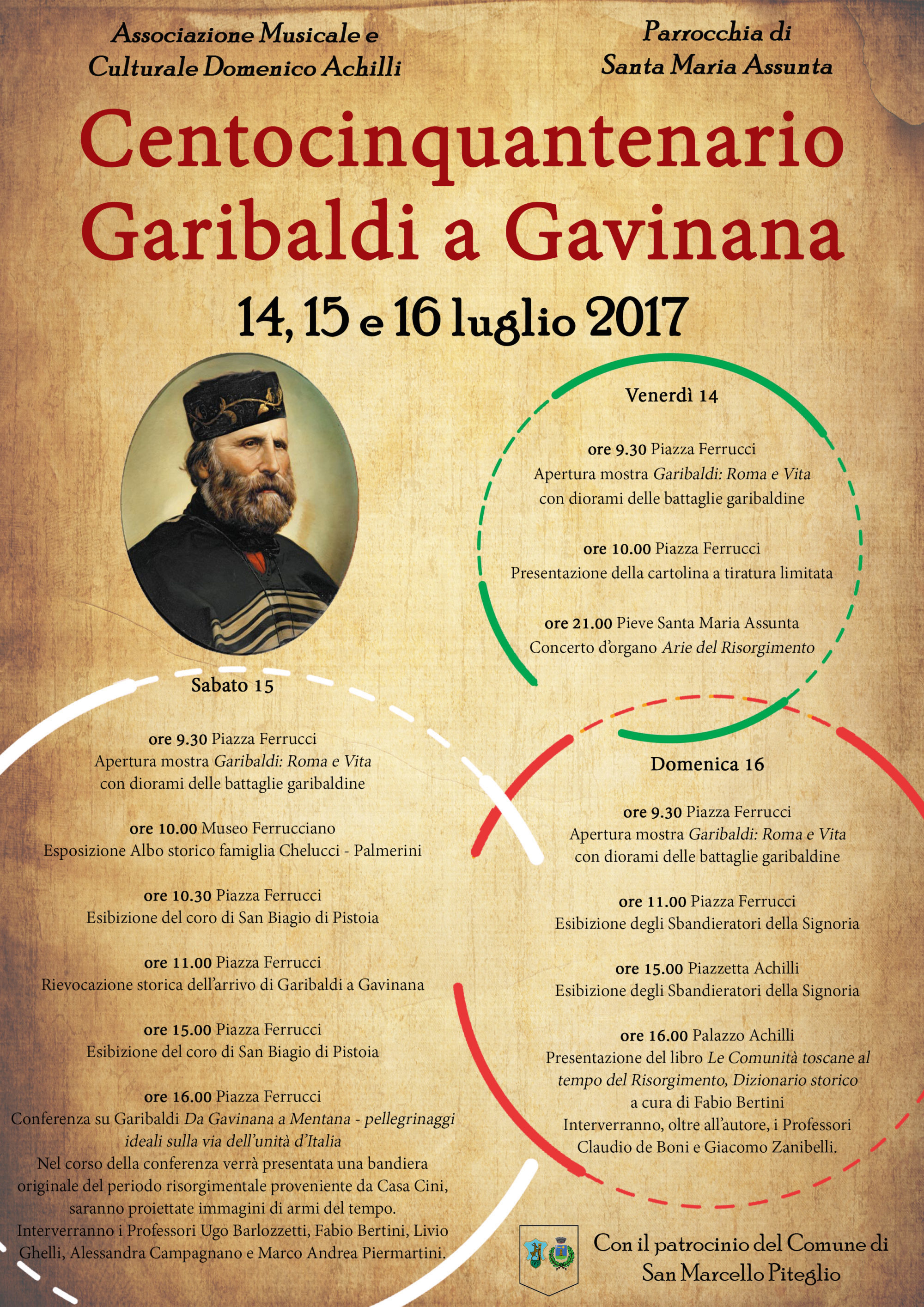 Centocinquantenario di Garibaldi a Gavinana