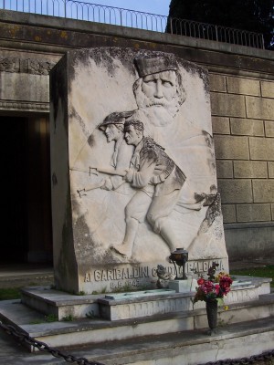 Omaggio al monumento alla Divisione Garibaldi a Trespiano