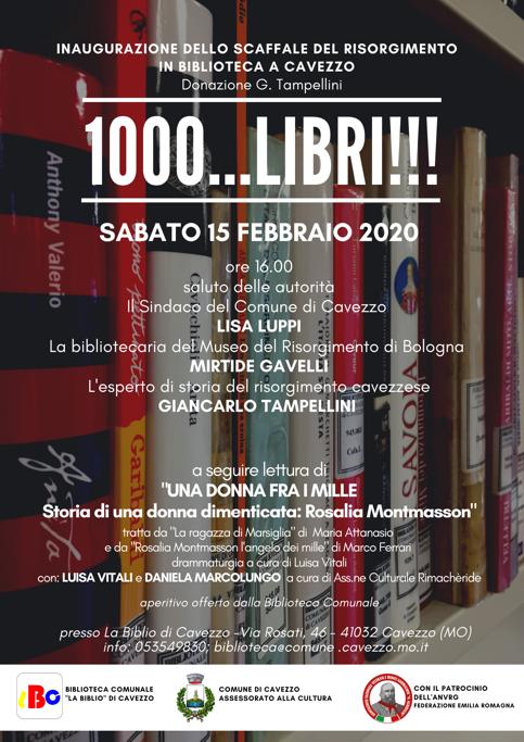 Apre lo scaffale del Risorgimento nella biblioteca di Cavezzo