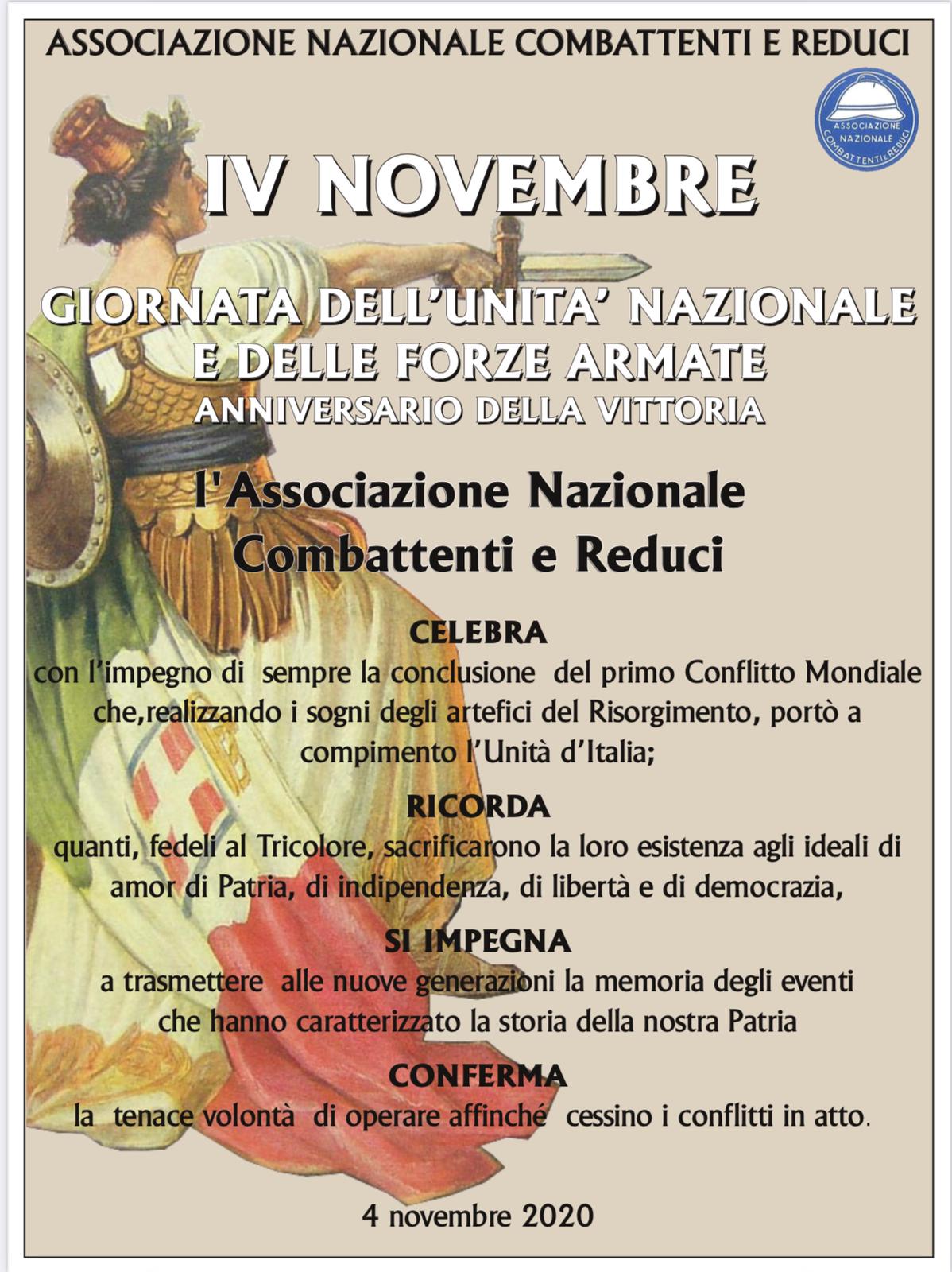 IV Novembre festa della Vittoria