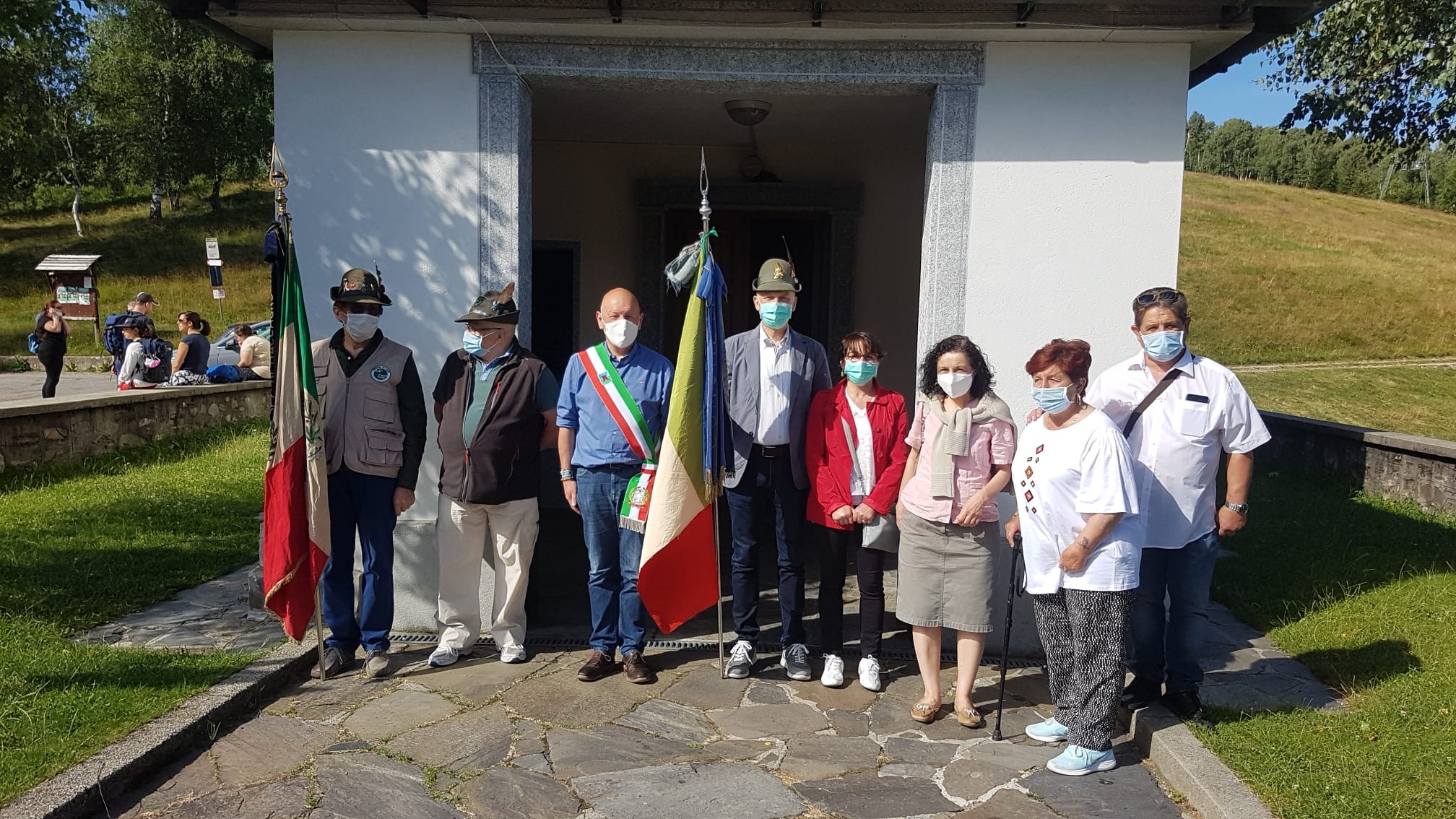 Raduno garibaldino al Passo Forcora (Varese)