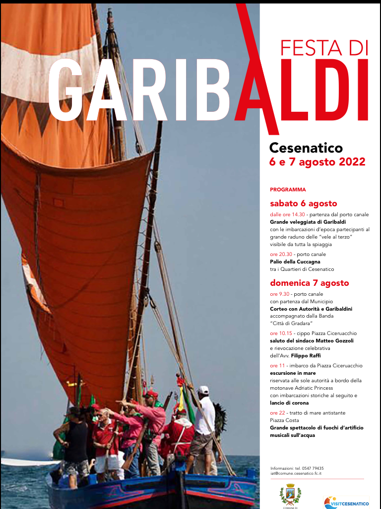 Festa di Garibaldi a Cesenatico 2022