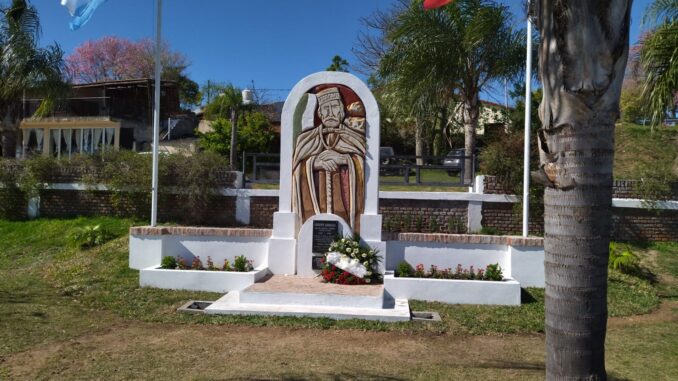 INAGURATO IL MONUMENTO A GIUSEPPE GARIBALDI A ESQUINA (ARGENTINA)