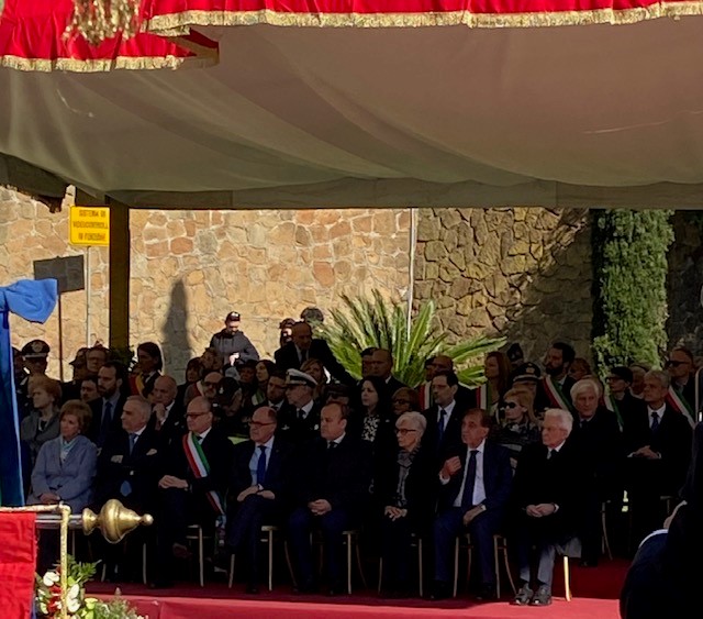 Palco Presidente Mattarella