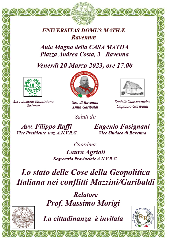 Lo stato delle cose della geopolitica italiana nei conflitto tra Mazzini e Garibaldi
