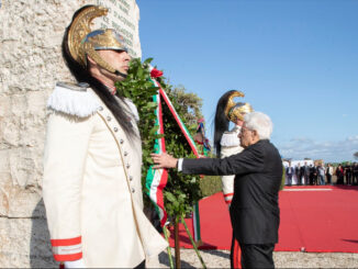 Il Presidente Mattarella al Monumento a Salvo d'Acquisto