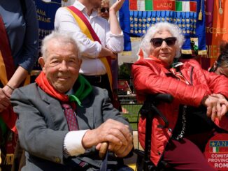 Partigiani Mario Di Maio e Luciana Romoli - Liberazione2025 Roma - www.anpi.roma.it